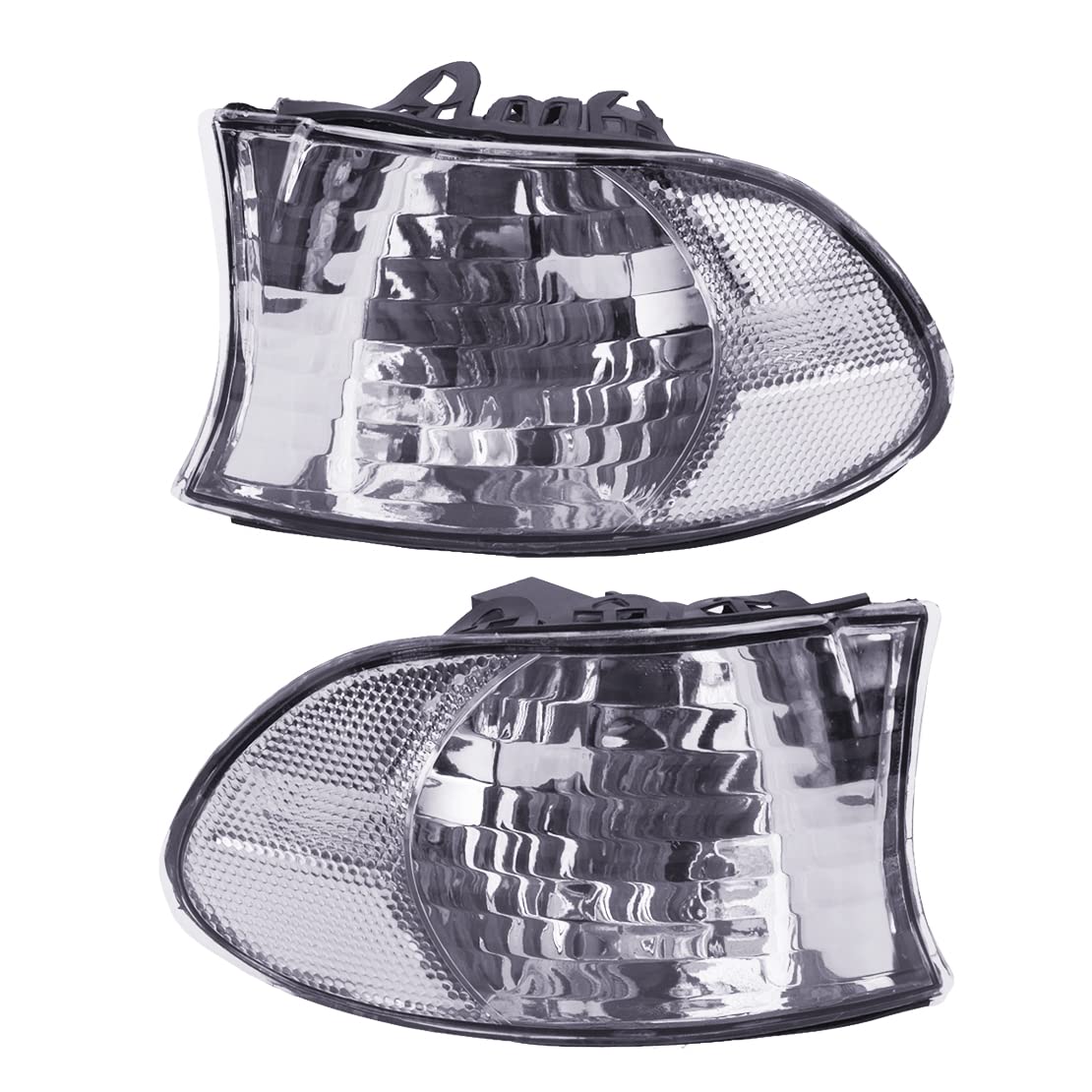 ciciTree 1 Paar Clear Front Corner Blinker Clear Lamp Light Gehäuse passend für BMW 7er E38 LCI Facelift 1999-2001 von ciciTree