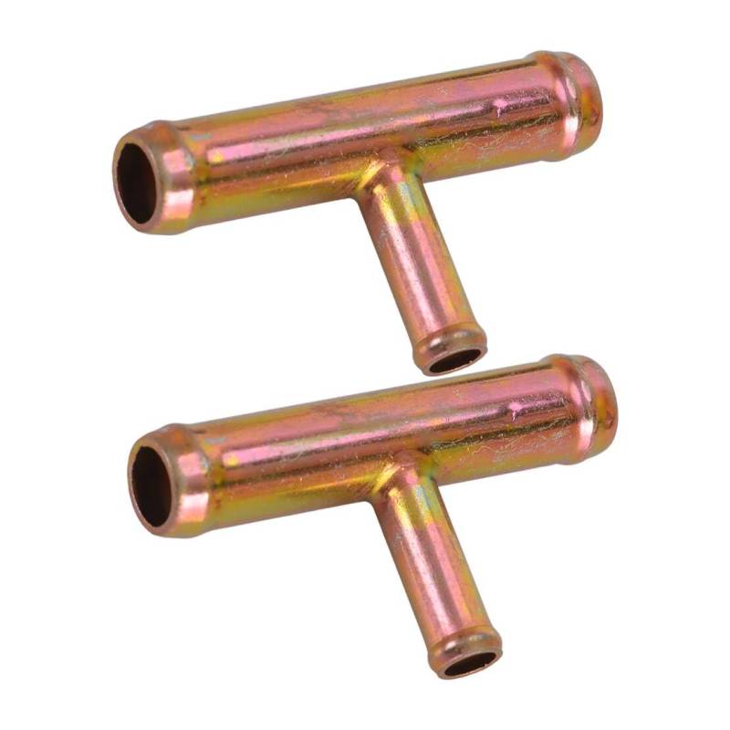 ciciTree 2 Stück 5/8 x 3/8 x 5/8 16 x 10 x 16mm Auto Heizungsschlauch T-Stück Reduzierstück Adapter von ciciTree