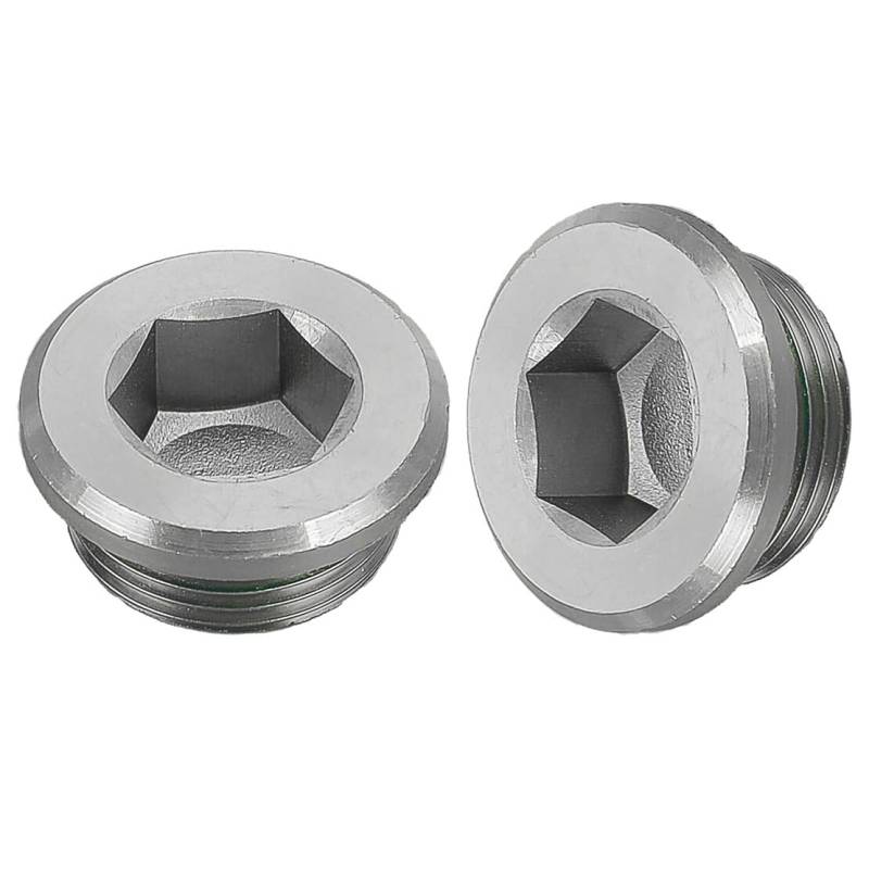 ciciTree 2 Stück Hinterachsdifferential Verteilergetriebe Ölablassschraube Dichtung mit O-Ring kompatibel mit BMW 1 2 3 4 5 6 7er Serie F01 F10 F30 F32 G20 G30 X1 X3 X4 X5 X6 33117525064 von ciciTree