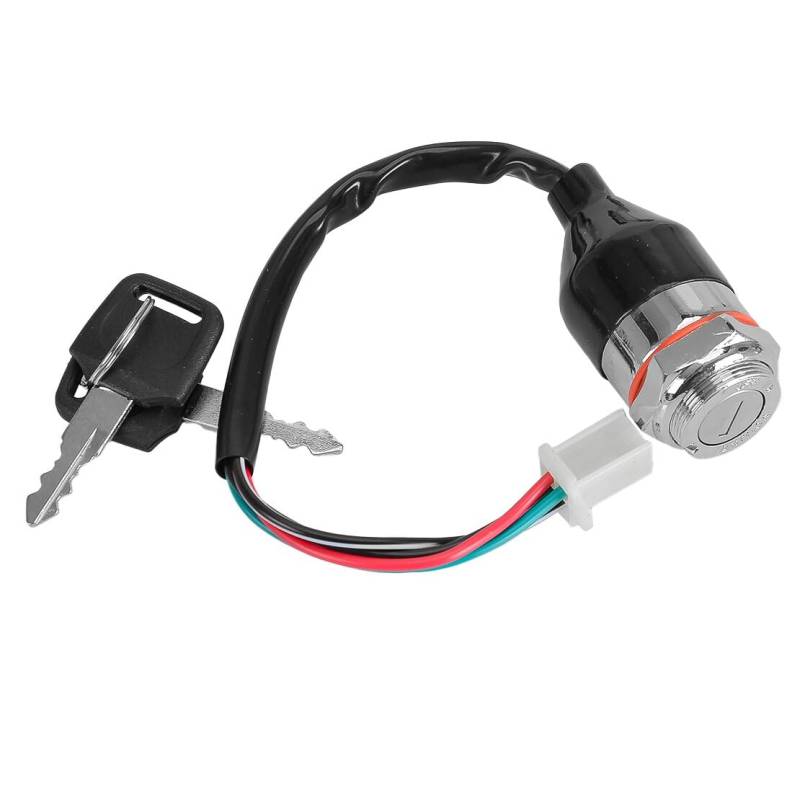 ciciTree 4-Draht-4-Pin-Zündschlüssel Schalter Barrel Set Fit für Go Kart ATV Quad Bike Motorrad von ciciTree