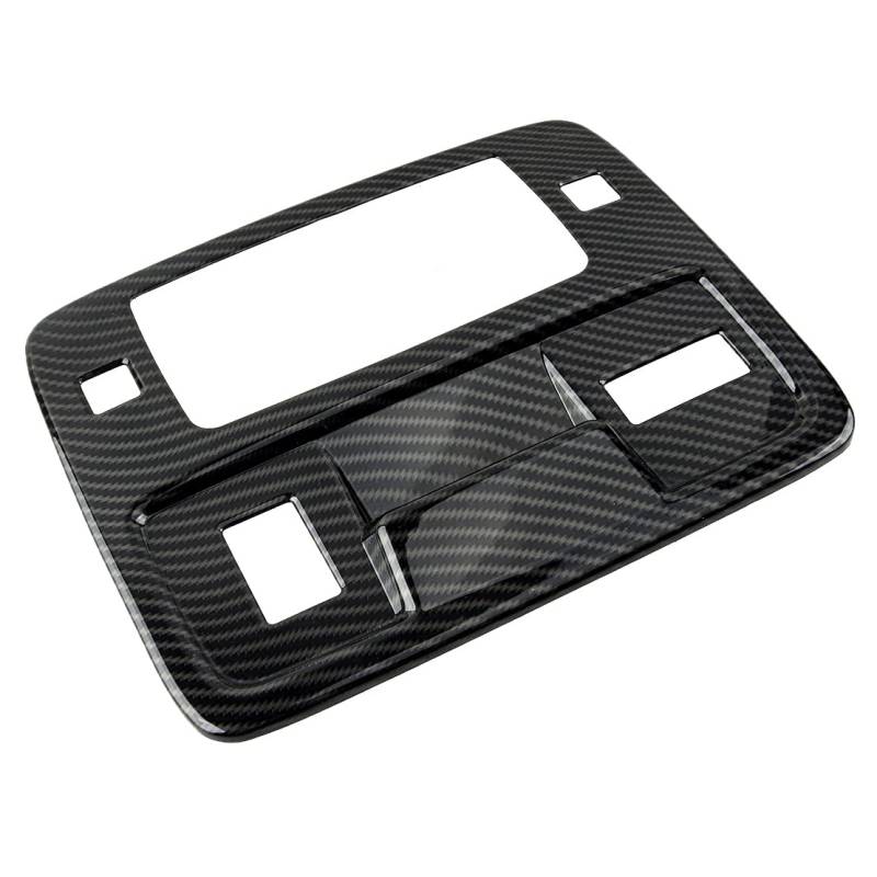 ciciTree Dach-Leselicht-Lampen-Panel-Abdeckung Blendrahmen Fit für Chevrolet Camaro 2010-2015 Carbon Fiber Texture von ciciTree