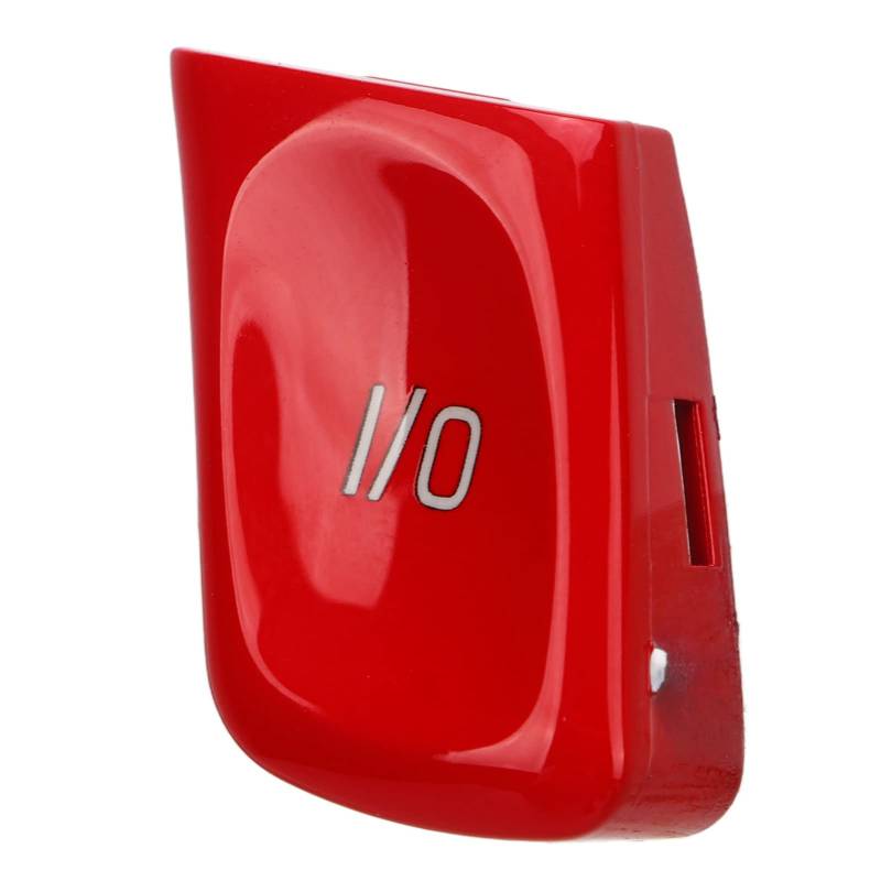 Lenkradschalterknopf, für M3 E46 1998 Bis 2004 Lenkrad-IO-Schalterknopf, Auto-Modify-Ersatzknopf-Zubehör (Rot) von ciciglow