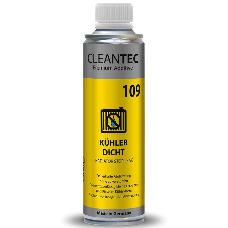 cms CleanTEC GmbH CleanTEC 109 Kühlerdicht Additiv dichtet schnell Lecks schützt und schmiert 300ml für Auto LKW Kühlerdichtmittel Leckstop 1L/46,33Euro (1) von cms CleanTEC GmbH
