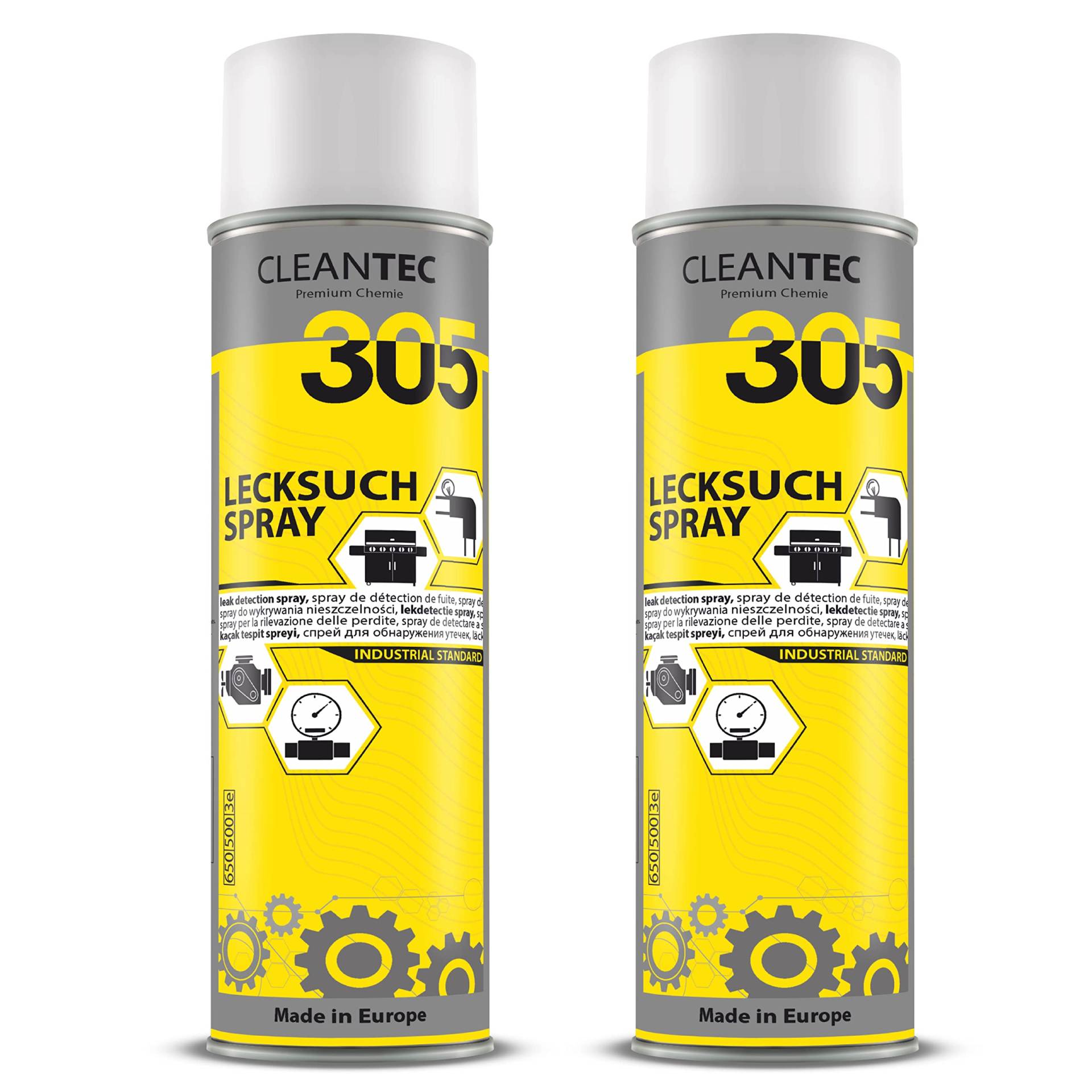 CleanTEC 305 Lecksuchspray 500ml findet zuverlässig undichte Stellen an Gas und Druckleitungen CleanTEC 305 Lecksuchspray 500ml findet zuverlässig undichte Stellen an Gas und Druckleitungen von cms CleanTEC GmbH