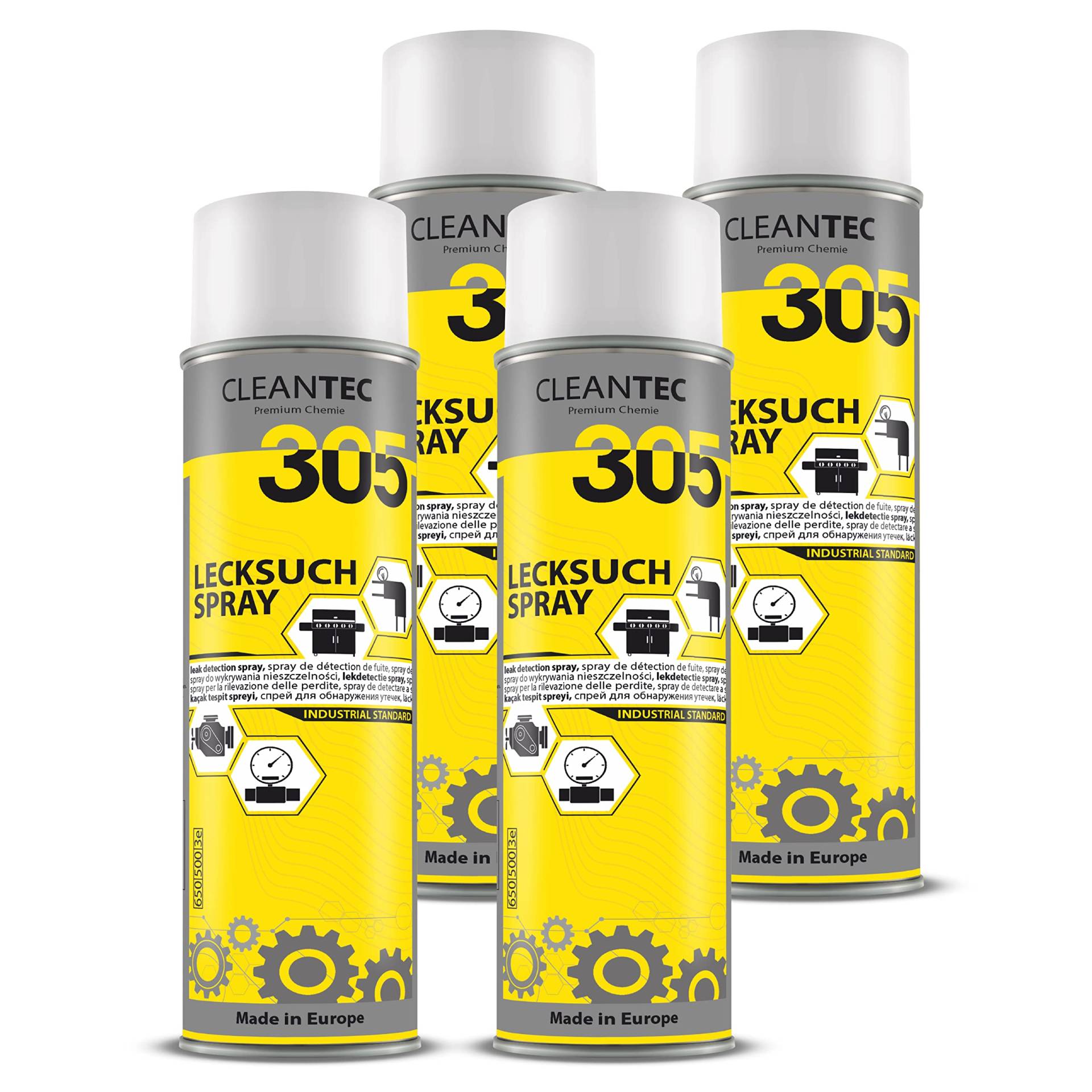CleanTEC 305 Lecksuchspray 500ml findet zuverlässig undichte Stellen an Gas und Druckleitungen CleanTEC 305 Lecksuchspray 500ml findet zuverlässig undichte Stellen an Gas und Druckleitungen von cms CleanTEC GmbH