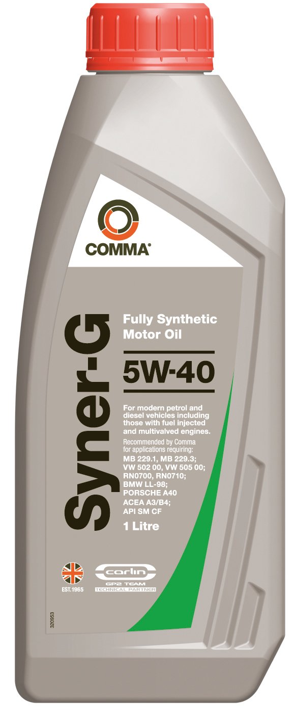 Comma SYN1L Syner-G 5W-40 Synthetisches Motoröl 1 L von comma