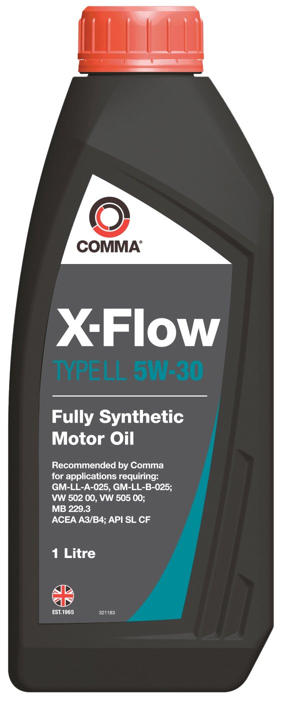 Comma XFLL1L X-Flow Type LL 5W-30 Synthetisches Motoröl 1 L von comma