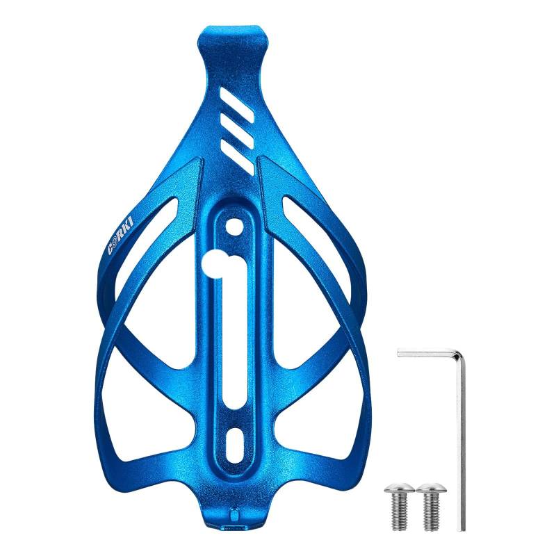 Corki Cycles Bike Wasserflaschenhalter, leichtes Fahrrad Becherhalter einstellbar Getränkehalter Rack für Straße & Mountainbikes von corki