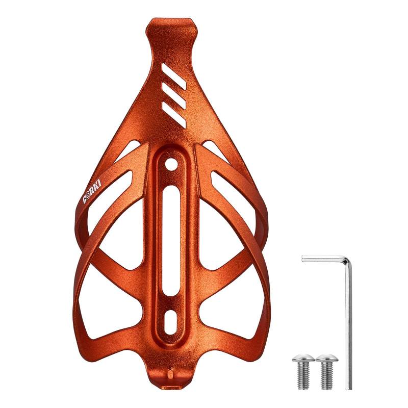 Corki Cycles Bike Wasserflaschenhalter, leichtes Fahrrad Becherhalter einstellbar Getränkehalter Rack für Straße & Mountainbikes von corki