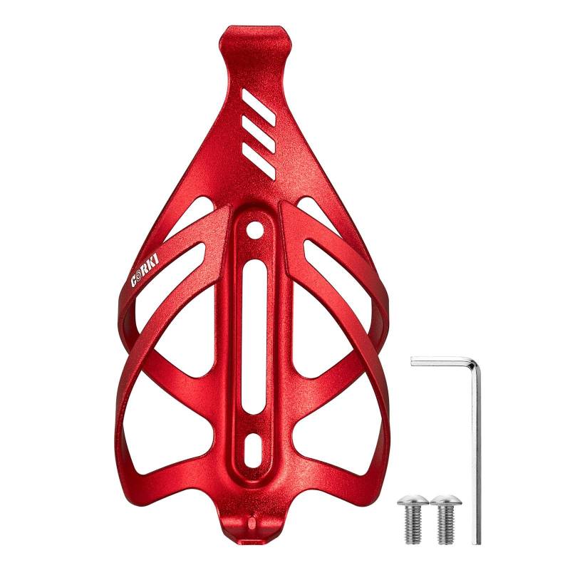 Corki Cycles Bike Wasserflaschenhalter, leichtes Fahrrad Becherhalter einstellbar Getränkehalter Rack für Straße & Mountainbikes von corki