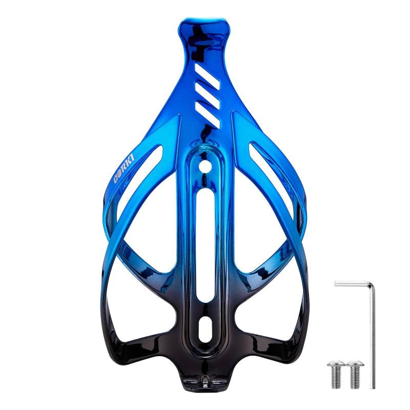 Corki Cycles Bike Wasserflaschenhalter, leichtes Fahrrad Becherhalter einstellbar Getränkehalter Rack für Straße & Mountainbikes von corki