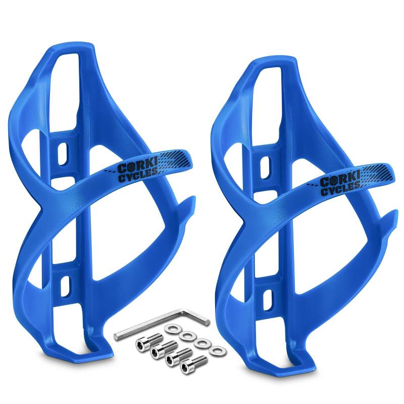 Corki Wasser Flaschenhalter Blau 2PACK von corki