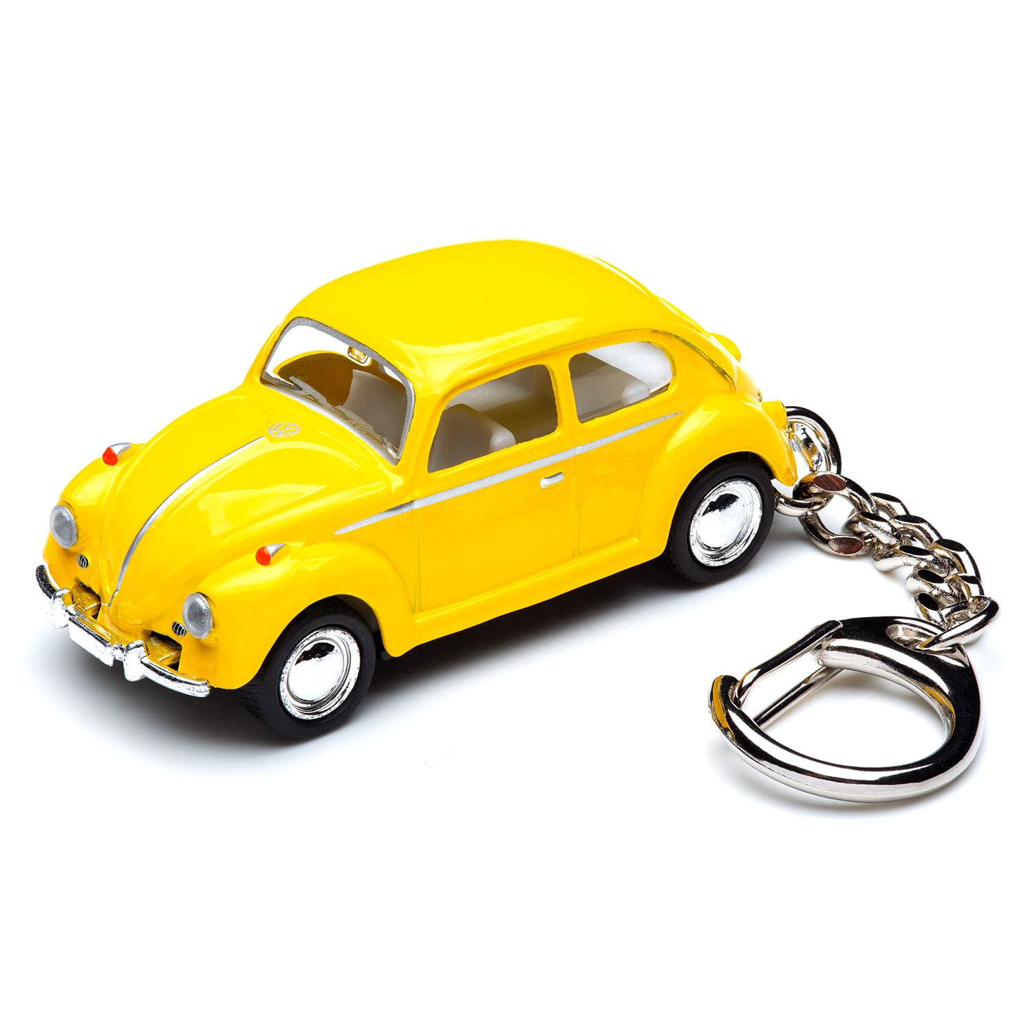 corpus delicti :: Schlüsselanhänger mit Modellauto kompatibel mit VW-Käfer für alle Auto- und Oldtimerfans (gelb) (20.7) von corpus delicti
