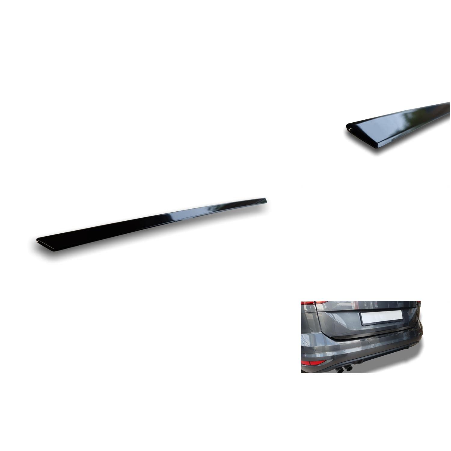 Heckklappe Heckflügel Zierleiste kompatibel mit Citroen C5 Aircross - SUV 5 2017- - Black&Shine Heckklappe Heckflügel Zierleiste kompatibel mit Citroen C5 Aircross - SUV 5 2017- - Black&Shine von croni