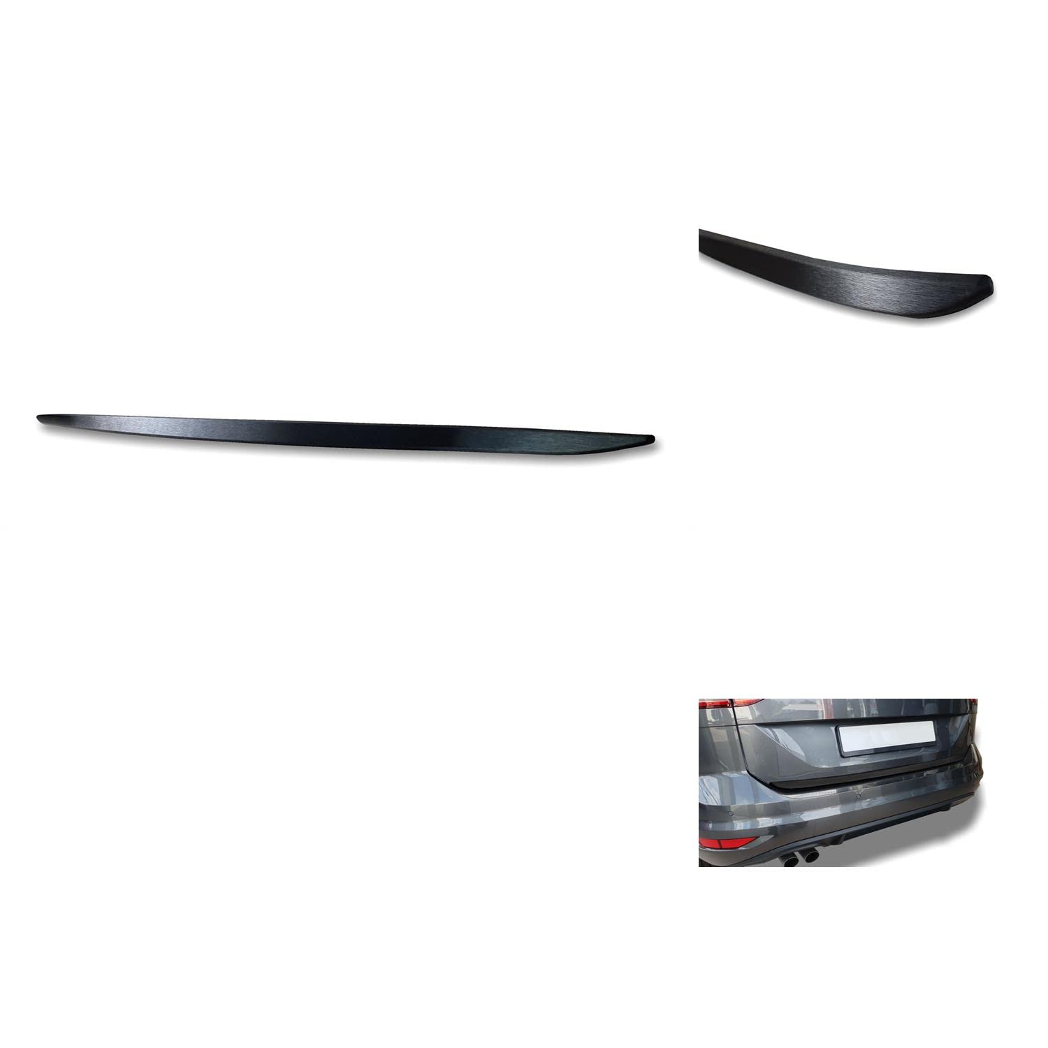 Heckklappe Heckflügel Zierleiste kompatibel mit Mazda CX-5 II KF SUV 5 2017- - Satin Black Heckklappe Heckflügel Zierleiste kompatibel mit Mazda CX-5 II KF SUV 5 2017- - Satin Black von Croni