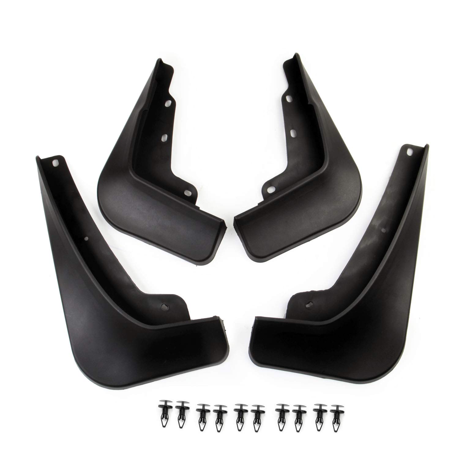 Crosselec 4 x Schwarze Schmutzfänger für Dodge Charger 2015+ (nur SXT) von crosselec