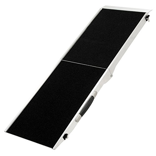 Faltbare Aluminium Hunderampe, Autorampe in verschiedenen Längen (122 x 38 x 5 cm) von cs-trading
