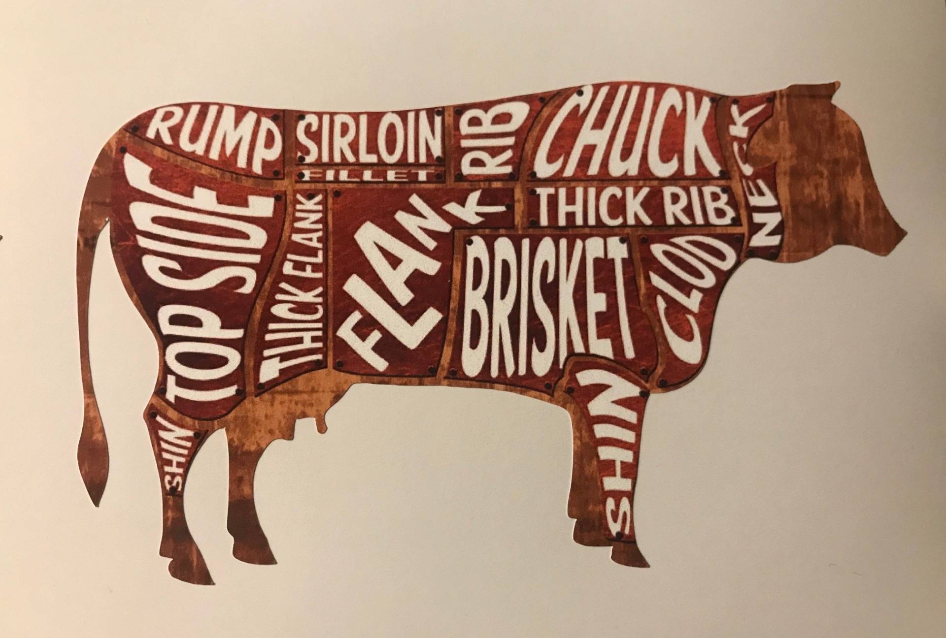 #252 / KUH BBQ Filet Aufkleber je ca. 12x7,5cm Grill Gas Kohle Flank Steak Beef Fleisch von cut-it folientechnik & design