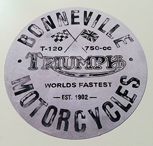 cut-it folientechnik & design MG011 / Aufkleber 8cm Bonneville Salt Flat Bobber Scrambler Custom Classic V2 Chopper Biker Old School Vintage von cut-it folientechnik & design