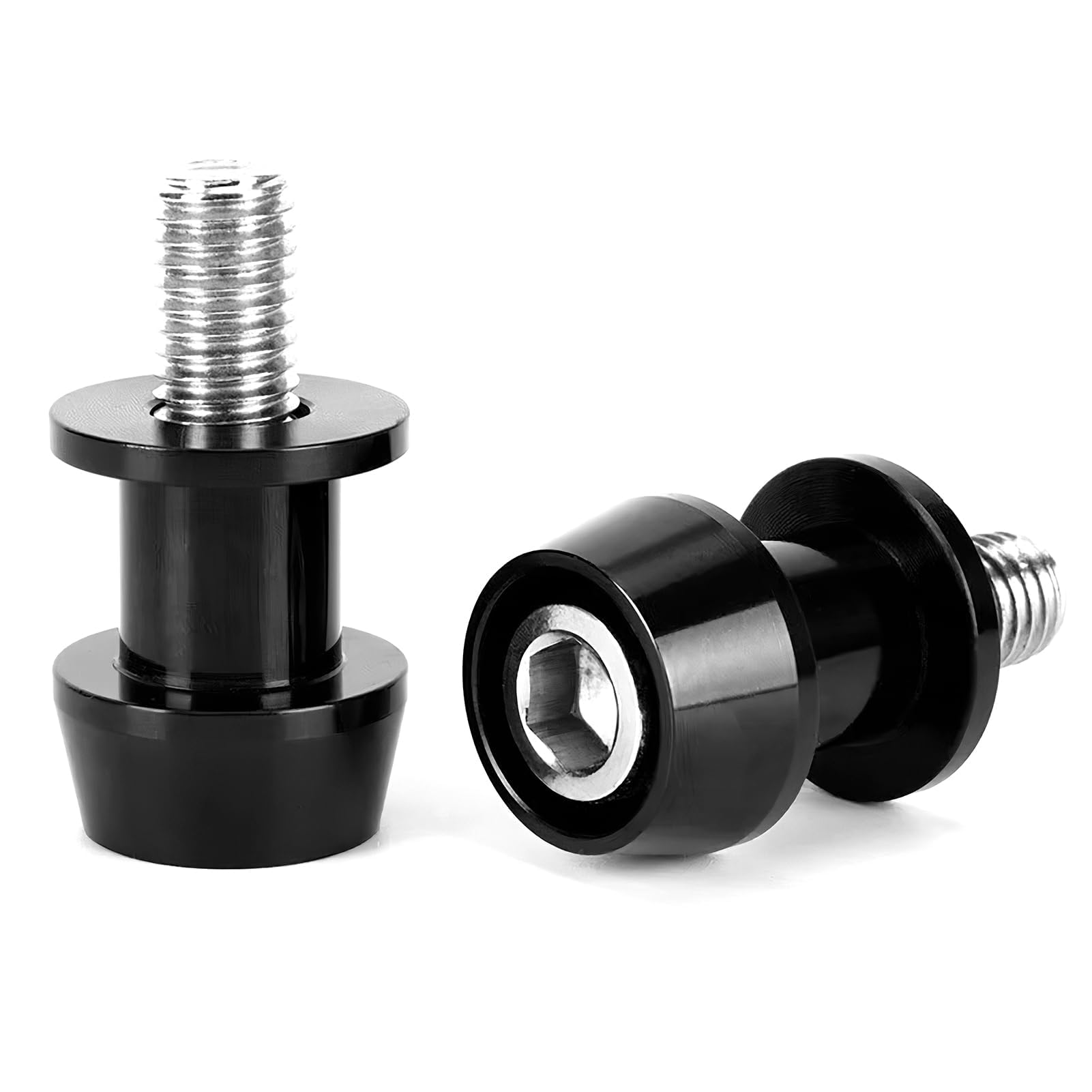 2 Stück 8mm Motorrad CNC Montageständer Racingadapter Ständeraufnahme, M8 Schwingenschutz Motorrad für Heckständer, Schwarz 2 Stück 8mm Motorrad CNC Montageständer Racingadapter Ständeraufnahme, M8 Schwingenschutz Motorrad für Heckständer, Schwarz von cxxtkcxxlc