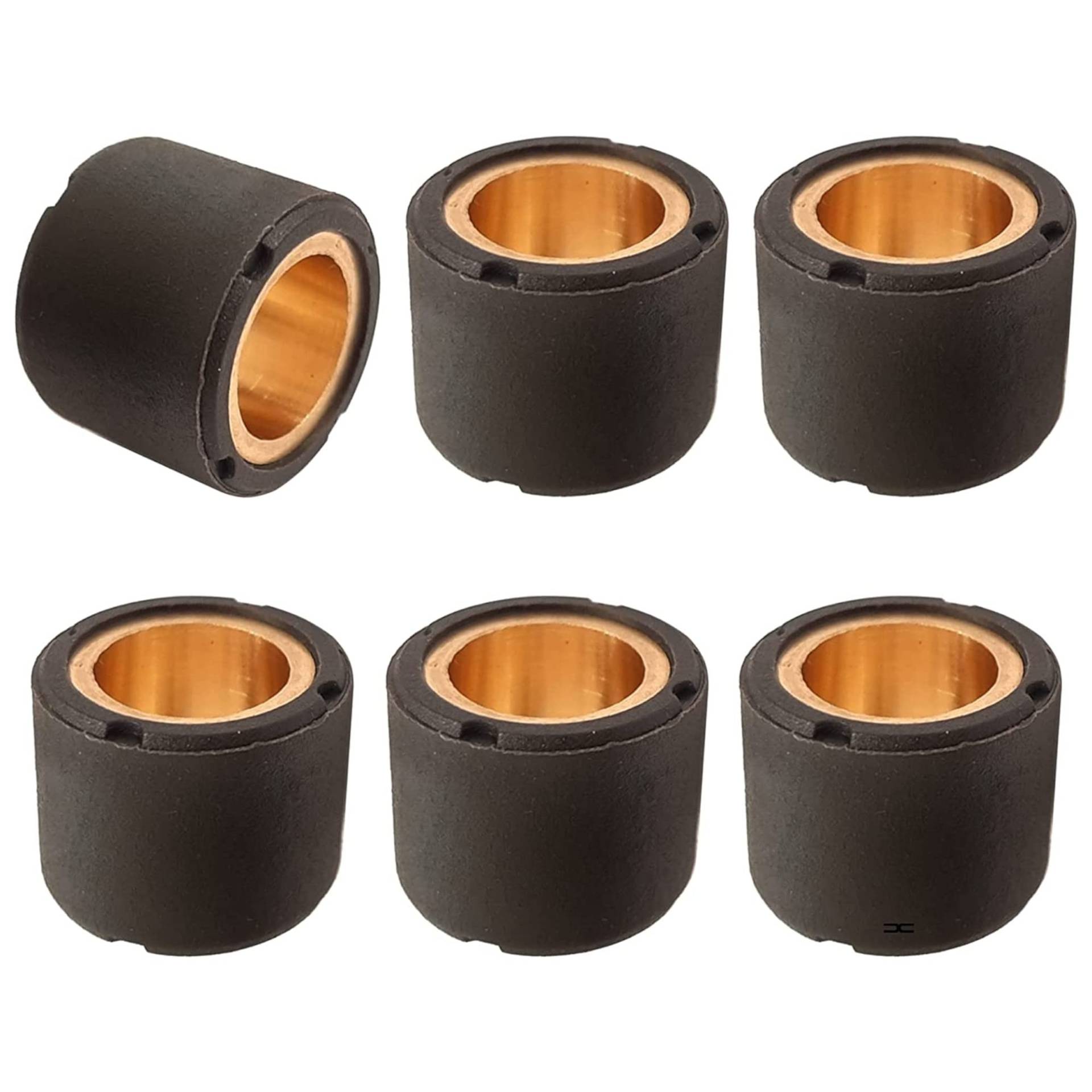 (6x) VARIOGEWICHTE VARIOROLLEN 16x13MM 4.0G ZU 9.0G VARIOMATIK MOPED ROLLER 50CC PGT PGO (4.0g) von cyclingcolors