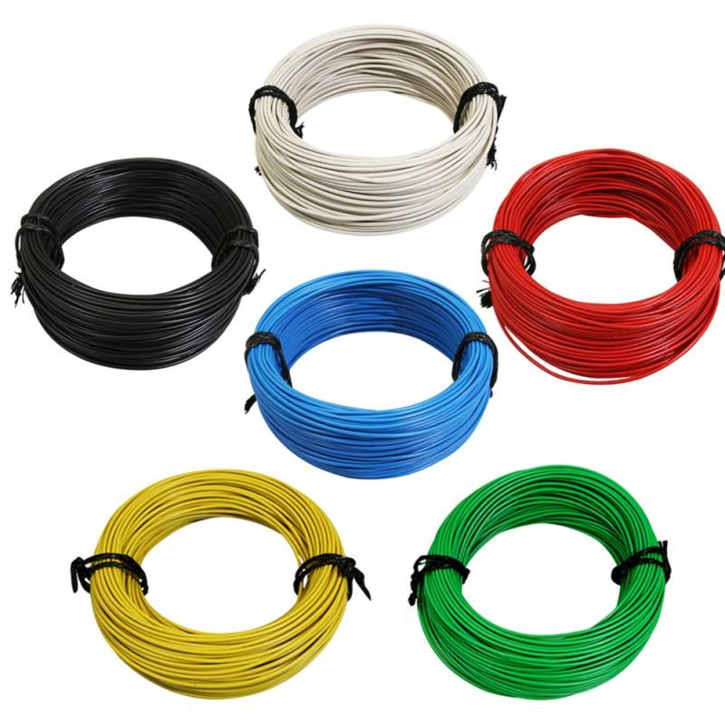 Kabel METERWARE 1mm² FAHRZEUGLEITUNG MOTORADD Moped Garten Traktor RASENMÄHER (Schwarz) von cyclingcolors