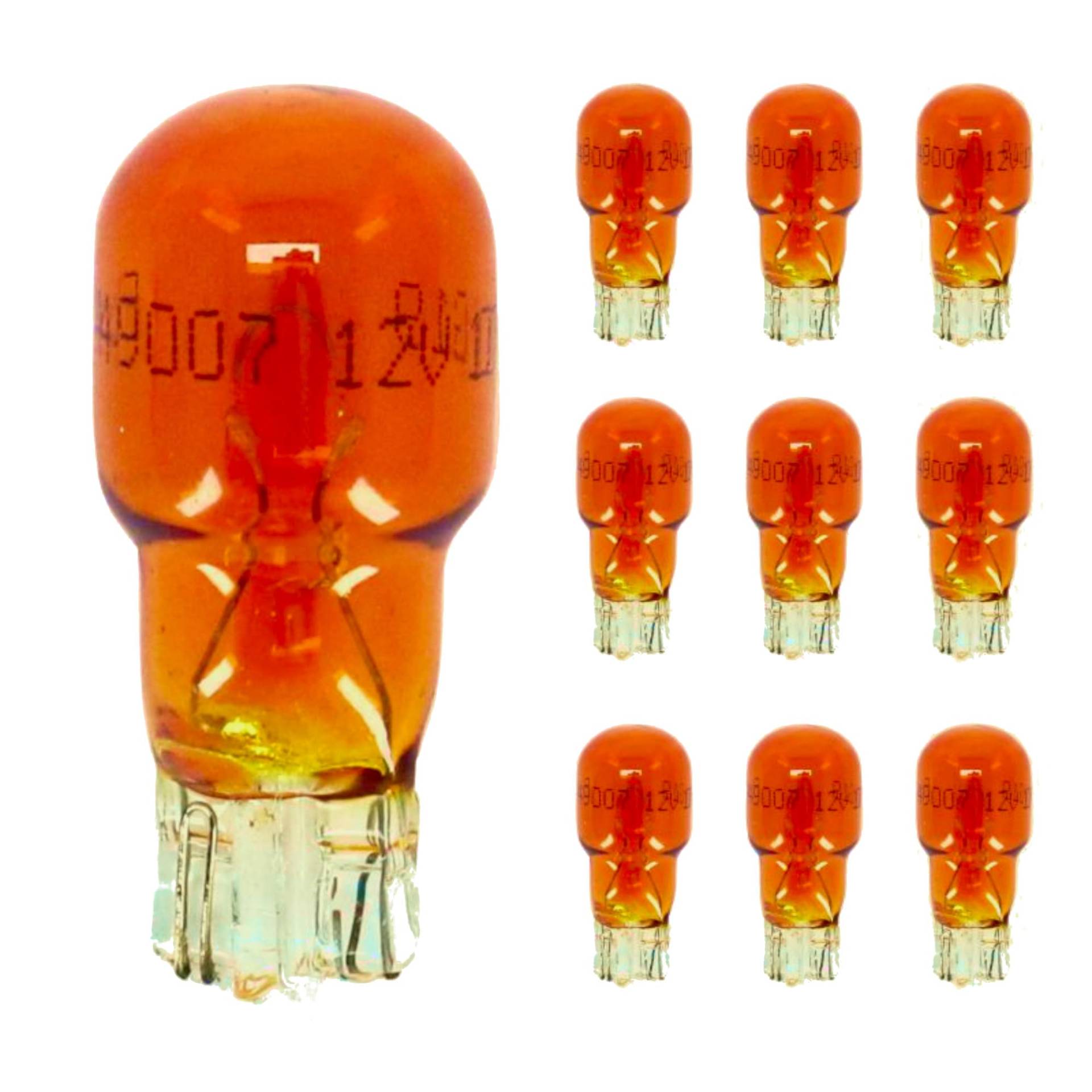 cyclingcolors 10x Glühbirne glühlampe 12V 10W T13 W2.1x9.5D glassockel lampe wedge auto motorrad moped roller kennzeichenbeleuchtung rückfahrlicht blinker, orange cyclingcolors 10x Glühbirne glühlampe 12V 10W T13 W2.1x9.5D glassockel lampe wedge auto motorrad moped roller kennzeichenbeleuchtung rückfahrlicht blinker, orange von cyclingcolors