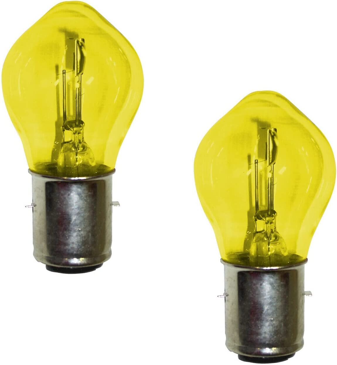 cyclingcolors 2x 12V 35/35W BA20D gelb glühbirne glühlampe birne motorrad moped roller mofa mokick scheinwerfer frontlicht lampe cyclingcolors 2x 12V 35/35W BA20D gelb glühbirne glühlampe birne motorrad moped roller mofa mokick scheinwerfer frontlicht lampe von cyclingcolors