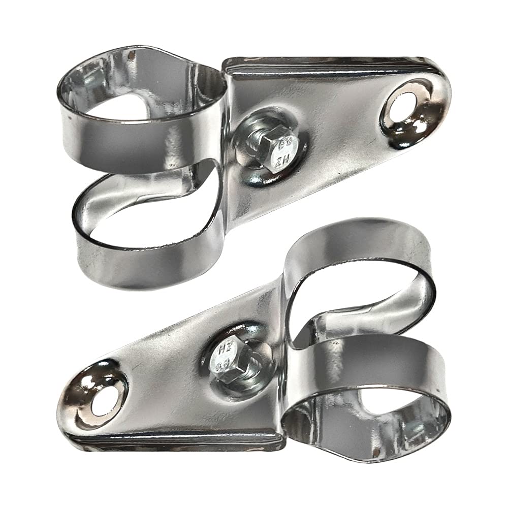 cyclingcolors 2x Lampenhalter Scheinwerfer Halter Halterung Stahl Chrom Metall Moped Motorrad Roller Mofa Mokick cyclingcolors 2x Lampenhalter Scheinwerfer Halter Halterung Stahl Chrom Metall Moped Motorrad Roller Mofa Mokick von cyclingcolors