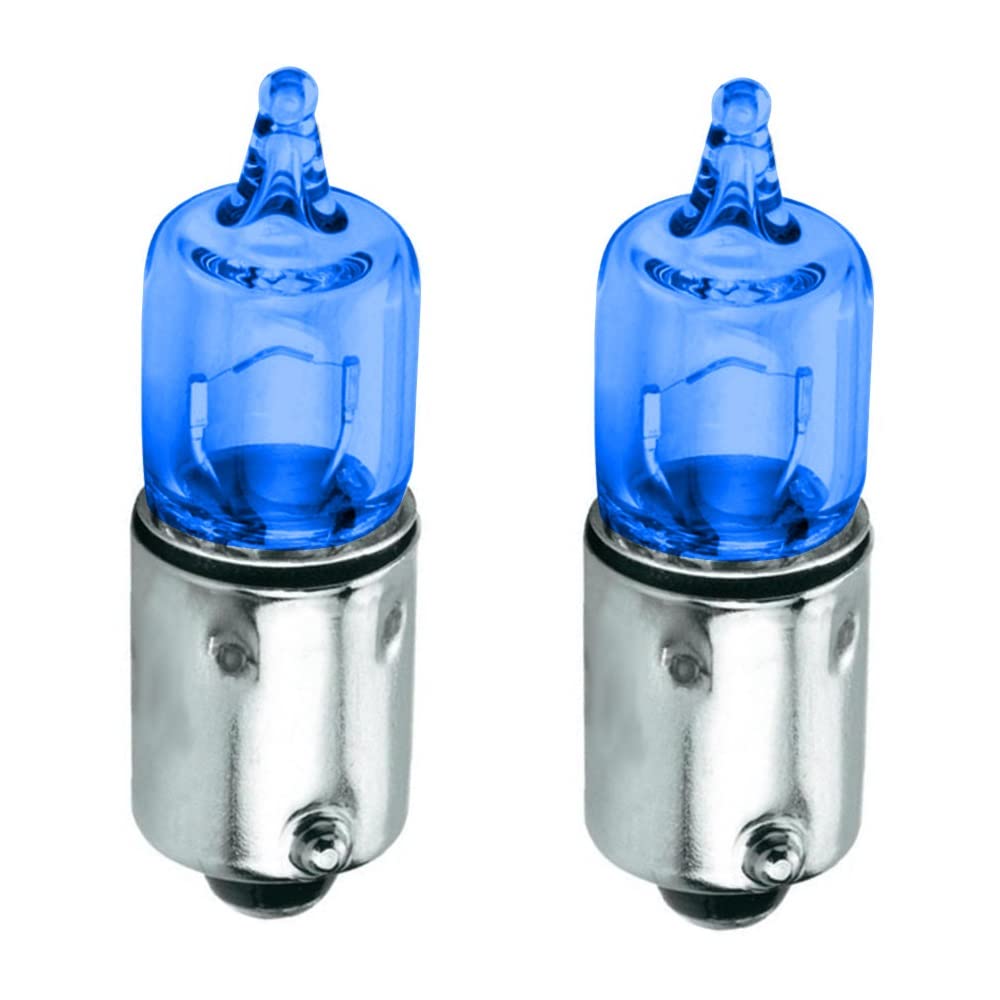 cyclingcolors 2x glühbirne 12V 10W BA9S blau glühlampe birne auto motorrad scheinwerfer cyclingcolors 2x glühbirne 12V 10W BA9S blau glühlampe birne auto motorrad scheinwerfer von cyclingcolors