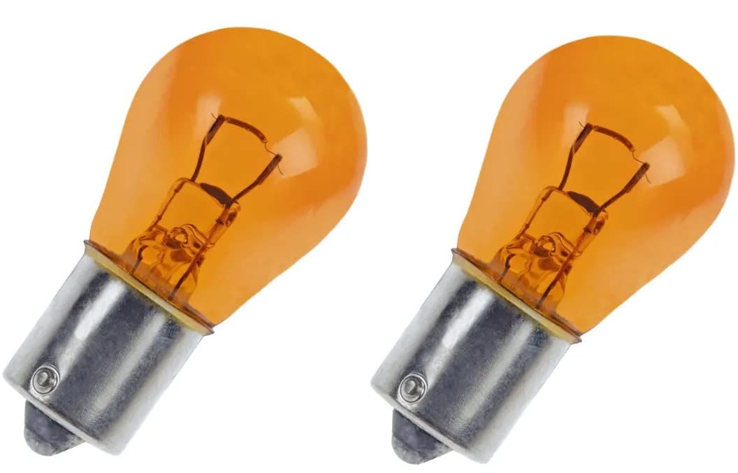 cyclingcolors 2x glühbirne 12V 10W BAU15S orange glühlampe blinker auto motorrad von cyclingcolors