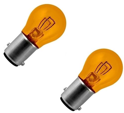 cyclingcolors 2x glühbirne 24V ORANGE BAY15d 21/5W glühlampe auto motorrad moped roller traktor LKW Lieferwagen cyclingcolors 2x glühbirne 24V ORANGE BAY15d 21/5W glühlampe auto motorrad moped roller traktor LKW Lieferwagen von cyclingcolors