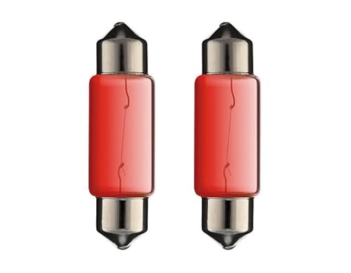 cyclingcolors 2x glühbirne 5W 10X36 24V rot glühlampe auto motorrad moped roller traktor LKW Lieferwagen cyclingcolors 2x glühbirne 5W 10X36 24V rot glühlampe auto motorrad moped roller traktor LKW Lieferwagen von cyclingcolors