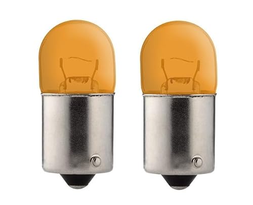cyclingcolors 2x glühbirne ORANGE 24V BA15S 10W glühlampe auto motorrad moped roller traktor LKW Lieferwagen von cyclingcolors