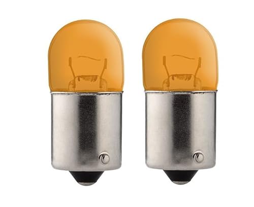 cyclingcolors 2x glühbirne ORANGE BA15S 24V 5W glühlampe auto motorrad moped roller traktor LKW Lieferwagen cyclingcolors 2x glühbirne ORANGE BA15S 24V 5W glühlampe auto motorrad moped roller traktor LKW Lieferwagen von cyclingcolors