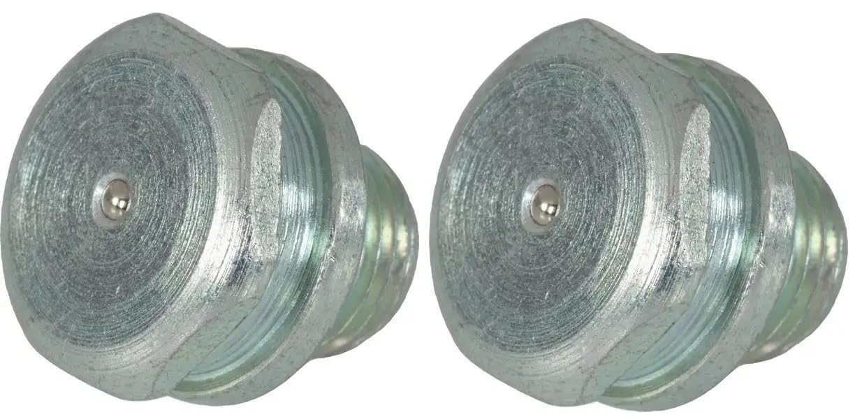 cyclingcolors 2x schmiernippel stahl kegelschmiernippel Fettpresse Nippel traktor rasenmäher auto motorrad roller, G 1/8 KOPF 16MM cyclingcolors 2x schmiernippel stahl kegelschmiernippel Fettpresse Nippel traktor rasenmäher auto motorrad roller, G 1/8 KOPF 16MM von cyclingcolors