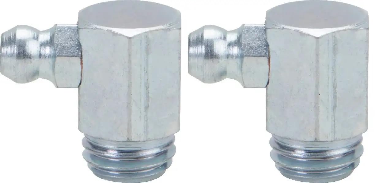 cyclingcolors 2x schmiernippel stahl kegelschmiernippel Fettpresse Nippel traktor rasenmäher auto motorrad roller, M10 X 1,5 90° cyclingcolors 2x schmiernippel stahl kegelschmiernippel Fettpresse Nippel traktor rasenmäher auto motorrad roller, M10 X 1,5 90° von cyclingcolors