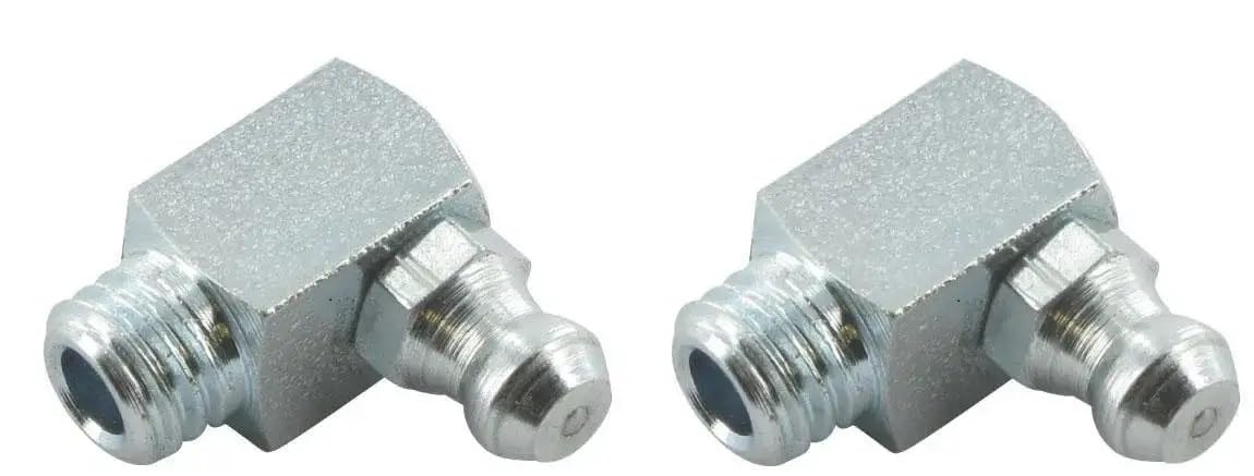 cyclingcolors 2x schmiernippel stahl kegelschmiernippel Fettpresse Nippel traktor rasenmäher auto motorrad roller, M6 X 1 90° cyclingcolors 2x schmiernippel stahl kegelschmiernippel Fettpresse Nippel traktor rasenmäher auto motorrad roller, M6 X 1 90° von cyclingcolors