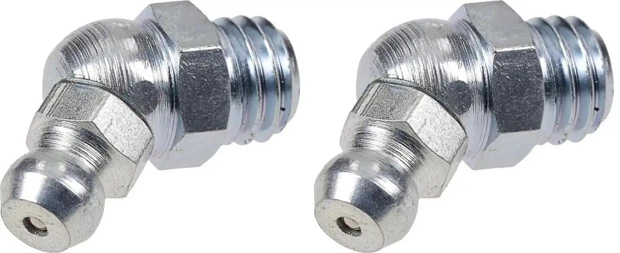 cyclingcolors 2x schmiernippel stahl kegelschmiernippel Fettpresse Nippel traktor rasenmäher auto motorrad roller, M8 X 1,25 45° cyclingcolors 2x schmiernippel stahl kegelschmiernippel Fettpresse Nippel traktor rasenmäher auto motorrad roller, M8 X 1,25 45° von cyclingcolors