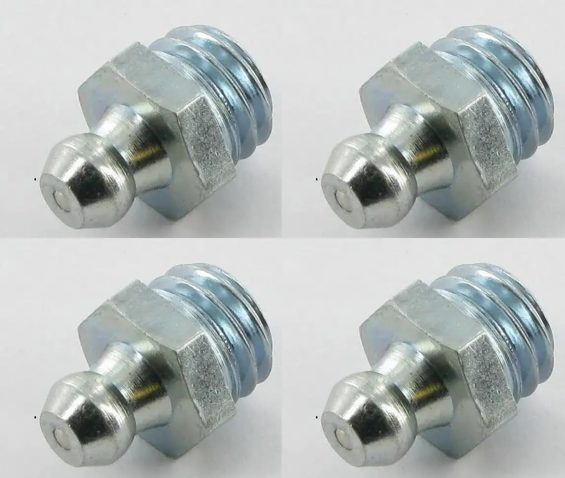cyclingcolors 4x schmiernippel stahl kegelschmiernippel Fettpresse Nippel traktor rasenmäher auto motorrad roller, M10 X 1,5 180° cyclingcolors 4x schmiernippel stahl kegelschmiernippel Fettpresse Nippel traktor rasenmäher auto motorrad roller, M10 X 1,5 180° von cyclingcolors