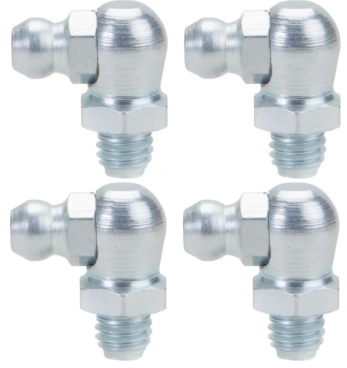cyclingcolors 4x schmiernippel stahl kegelschmiernippel Fettpresse Nippel traktor rasenmäher auto motorrad roller, M6 X 1 90° cyclingcolors 4x schmiernippel stahl kegelschmiernippel Fettpresse Nippel traktor rasenmäher auto motorrad roller, M6 X 1 90° von cyclingcolors
