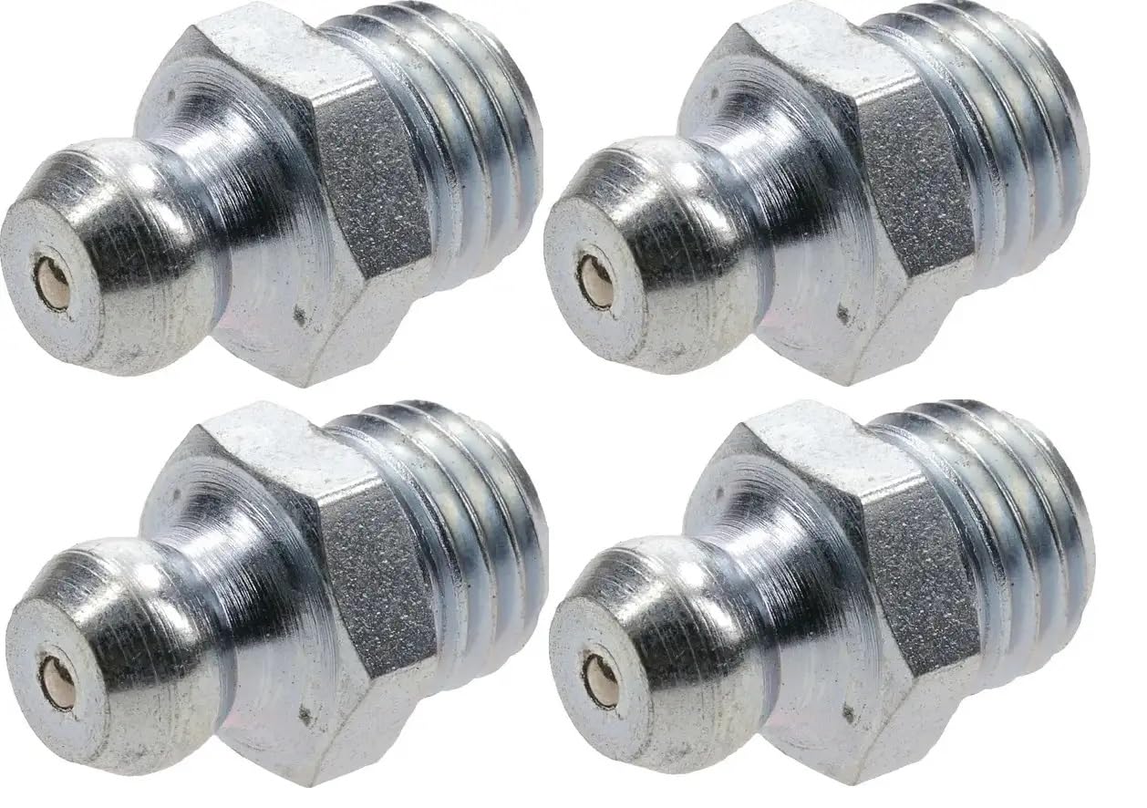 cyclingcolors 4x schmiernippel stahl kegelschmiernippel Fettpresse Nippel traktor rasenmäher auto motorrad roller, M8 X 1 180° cyclingcolors 4x schmiernippel stahl kegelschmiernippel Fettpresse Nippel traktor rasenmäher auto motorrad roller, M8 X 1 180° von cyclingcolors