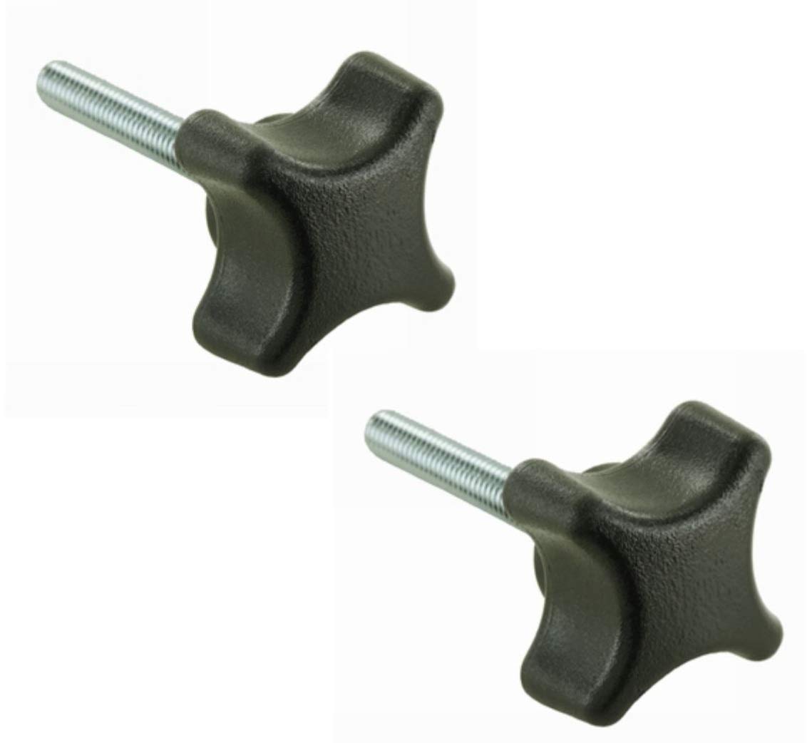 cyclingcolors Kreuzhandknauf Gewindebolzen Kunststoffkopfbefestigung Schmetterlingsflügelschraube, 2er-Pack cyclingcolors Kreuzhandknauf Gewindebolzen Kunststoffkopfbefestigung Schmetterlingsflügelschraube, 2er-Pack von cyclingcolors