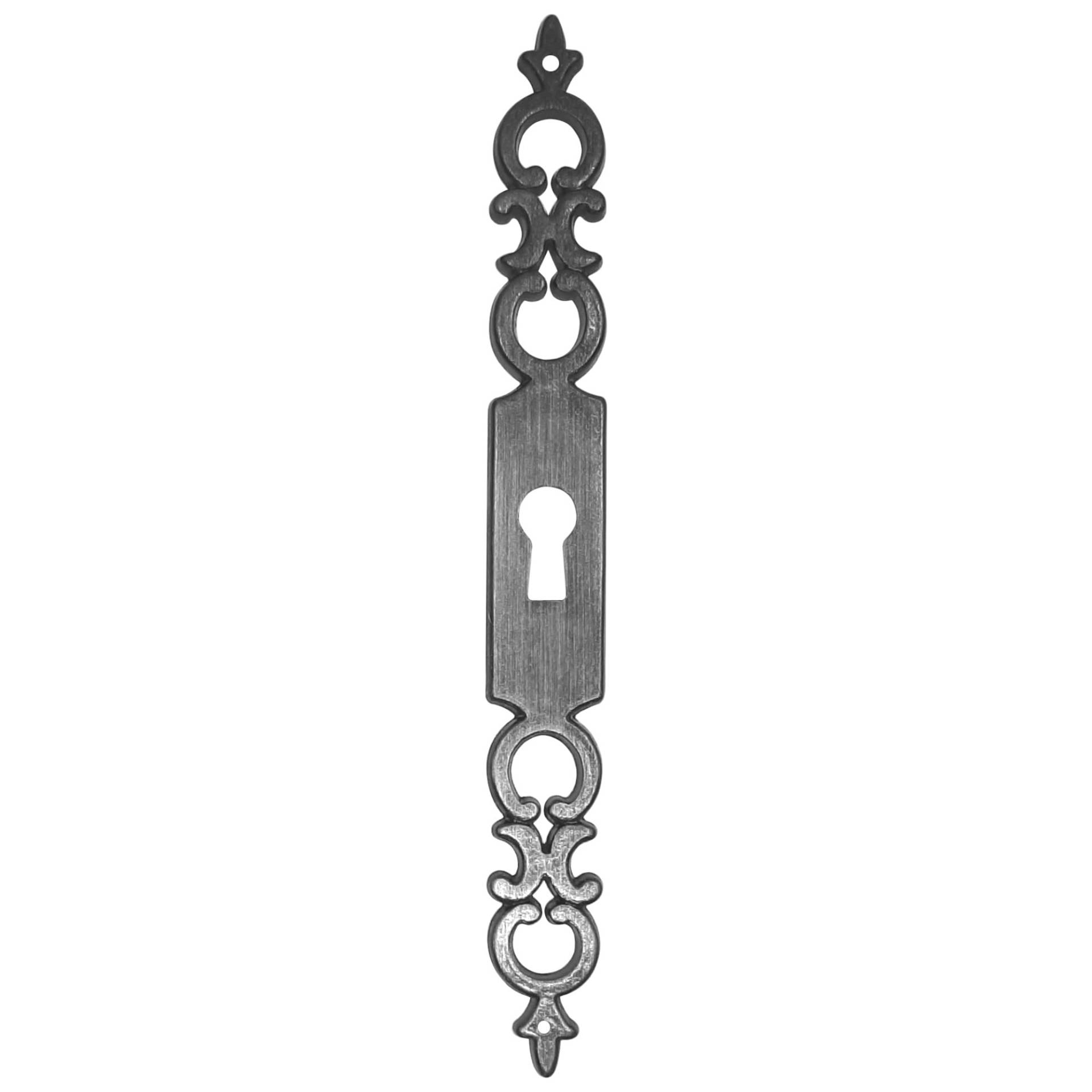 cyclingcolors Möbelschlüssel Schlüsselschild Schlüsselreide Schrankschlüssel Zierschlüssel Antik Vintage (Schlüsselschild "regence"-altes Eisen) von cyclingcolors
