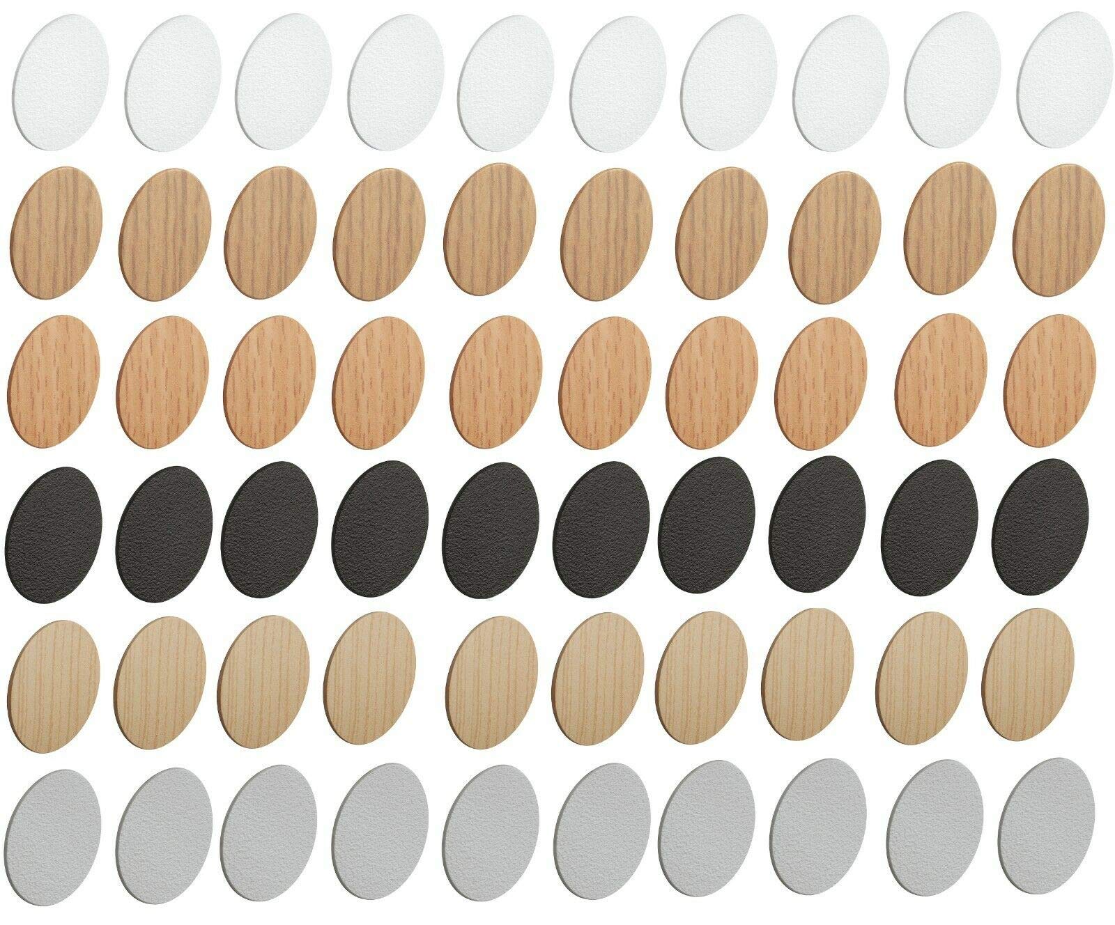 cyclingcolors Selbstklebende Schraubenabdeckung für Schrank/Tischschrank/Schublade, 18mm x 0.5mm, Grau von cyclingcolors