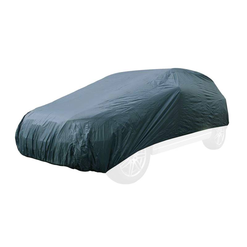 Auto Ganzgarage Plane Cover | L 490x178x120 cm | Midnight Olive | mit Gummizug von deiwo