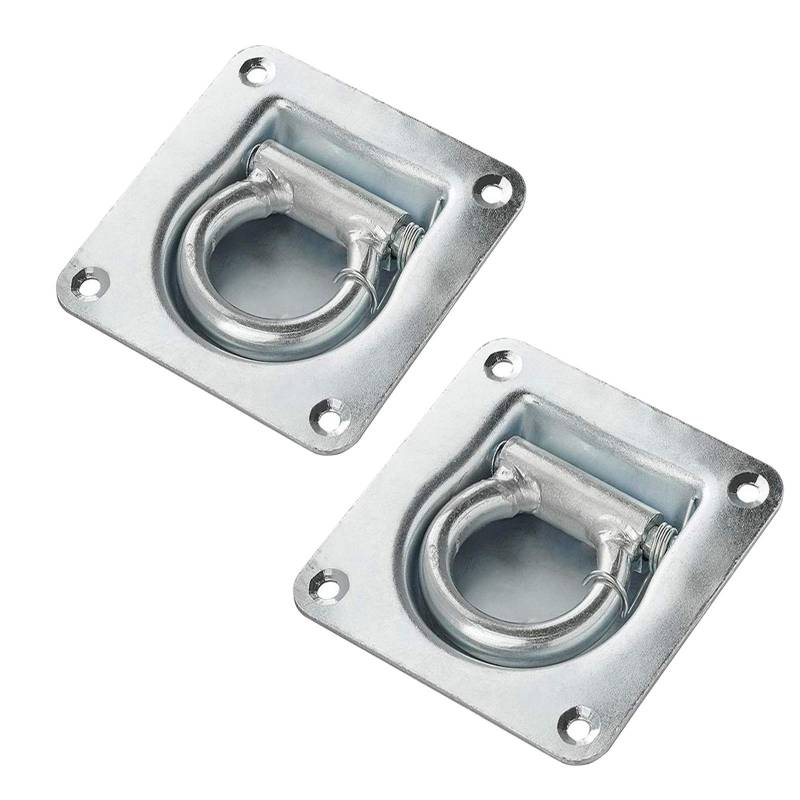 deiwo Zurrmulde mit Feder 100mm x 95mm Zugkraft 800Kg verzinkt 60mm Ringöse (2) von deiwo