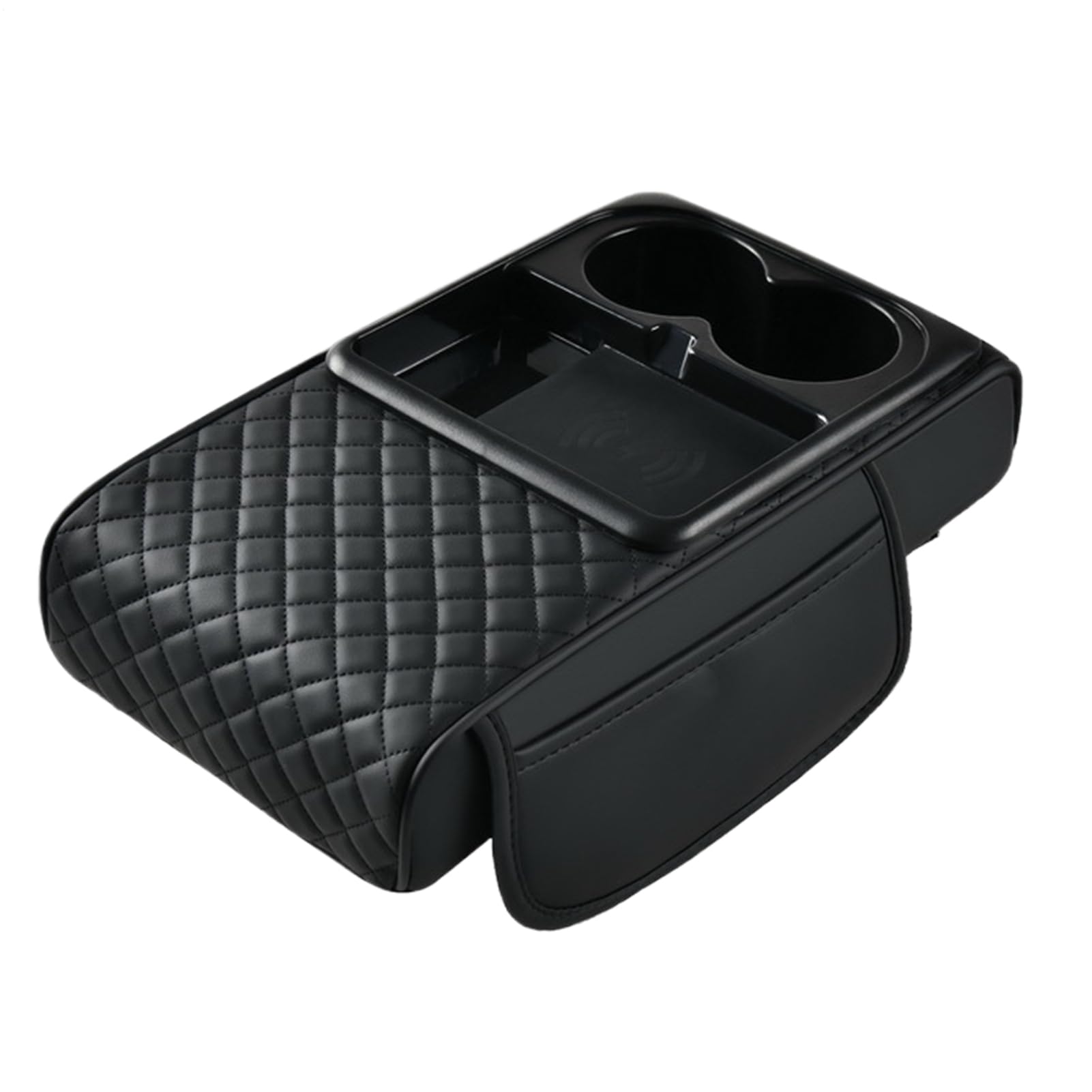 demaxiyad Auto-Armlehnenabdeckung – Auto-Mittelkonsolen-Pad, kabelloses Laden, Kunstleder, Fahrzeug-Tücherbox, Flaschen-Organizer für Minivan, Limousine, Wohnwagen, Roadtrips demaxiyad Auto-Armlehnenabdeckung – Auto-Mittelkonsolen-Pad, kabelloses Laden, Kunstleder, Fahrzeug-Tücherbox, Flaschen-Organizer für Minivan, Limousine, Wohnwagen, Roadtrips von demaxiyad
