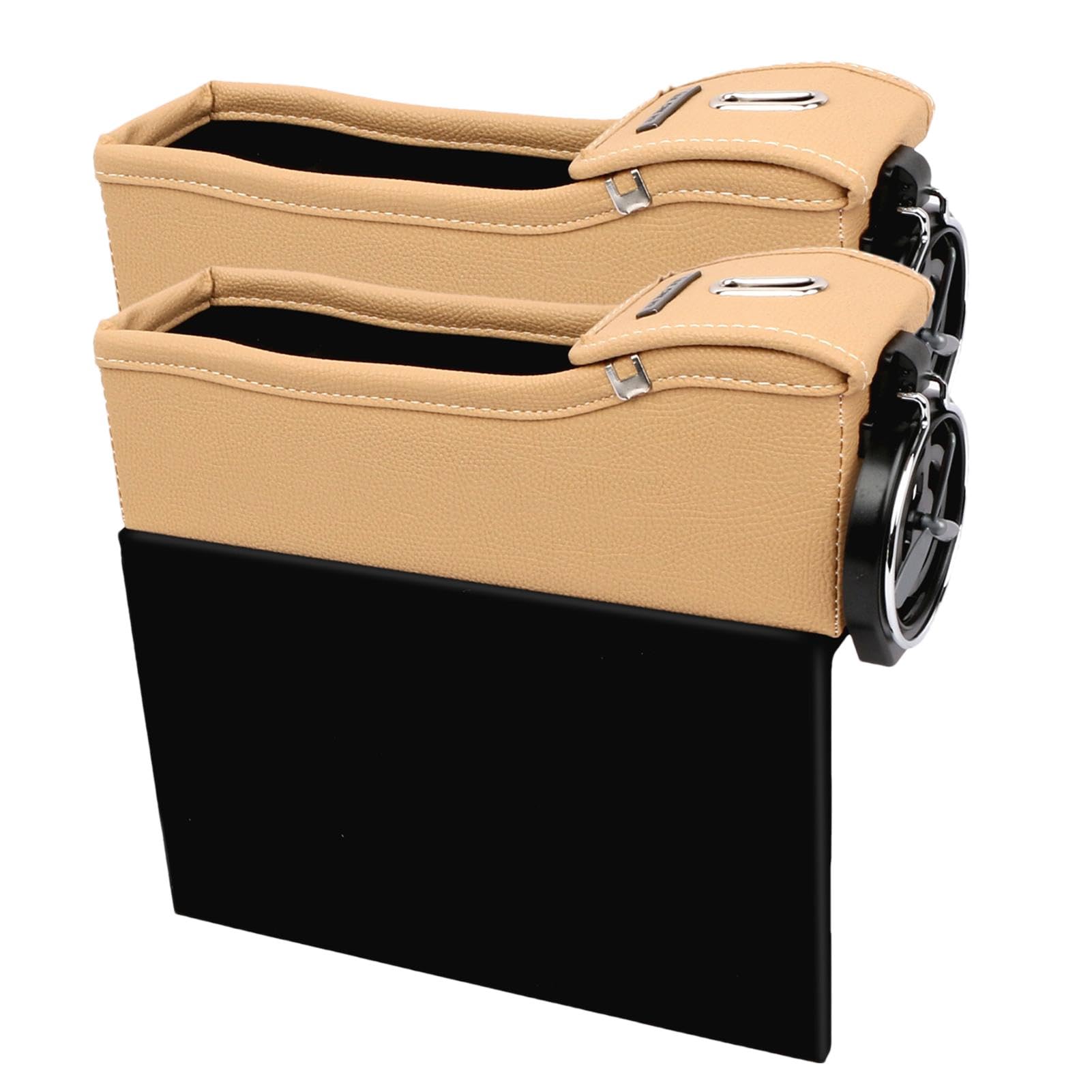 demaxiyad Autositzfüller-Organizer, Sitzseitenfüller, Organizer für Auto, Auto-Aufbewahrungs-Organizer mit Getränkehalter, Auto-Konsole, zusätzliche Aufbewahrungsboxen demaxiyad Autositzfüller-Organizer, Sitzseitenfüller, Organizer für Auto, Auto-Aufbewahrungs-Organizer mit Getränkehalter, Auto-Konsole, zusätzliche Aufbewahrungsboxen von demaxiyad
