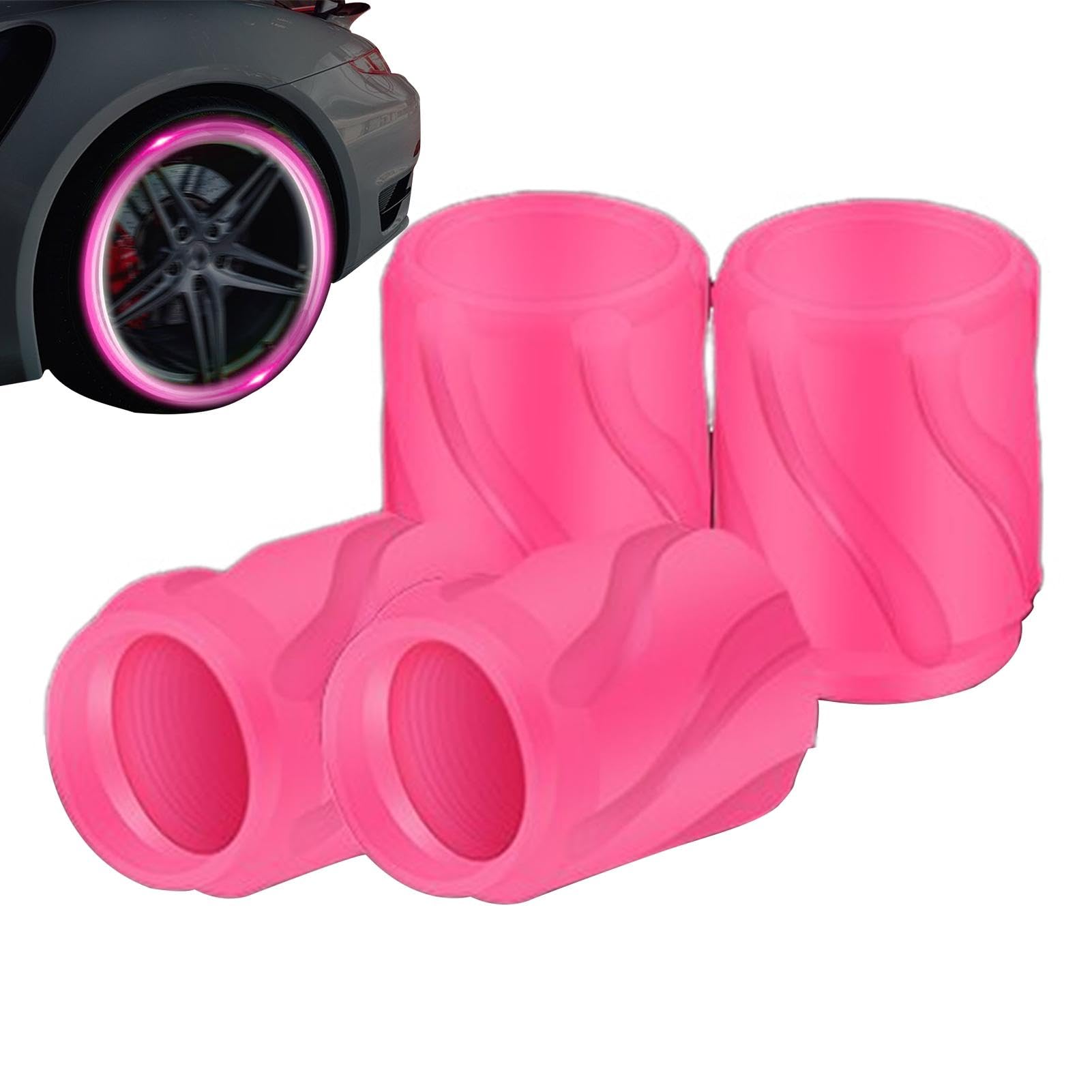 demaxiyad Fluoreszierende Ventilkappen, Motorrad-Glühen, 4 x Reifenventilkappen, Dekorationszubehör, Reifenluftkappen, Radventil-Reifen-Luftabdeckung, Reitrad-Zubehör demaxiyad Fluoreszierende Ventilkappen, Motorrad-Glühen, 4 x Reifenventilkappen, Dekorationszubehör, Reifenluftkappen, Radventil-Reifen-Luftabdeckung, Reitrad-Zubehör von demaxiyad
